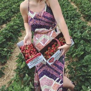 Maxi patchwork dress from H&M - size 2